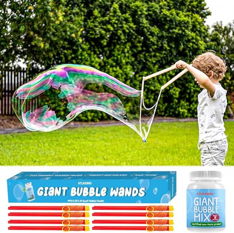 Giant bubble wands